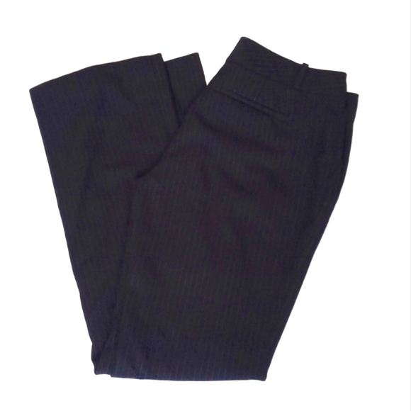 Banana Republic Women's Navy Blue Pinstripe "Martin Fit" Pants 2S - Picture 3 of 15